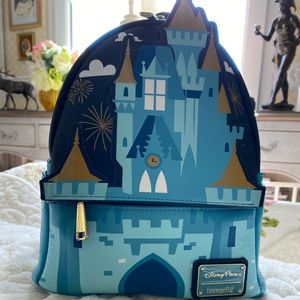 Loungefly mini backpack Walt Disney world castle